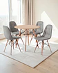 Comedor Redondo Melamina Eames 4 Sillas Buckle  - Miniatura 11