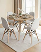 Comedor Redondo Melamina Eames 4 Sillas Buckle  - Miniatura 14