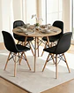 Comedor Redondo Melamina Eames 4 Sillas Buckle  - Miniatura 15