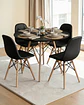 Comedor Redondo Melamina Eames 4 Sillas Buckle  - Miniatura 23