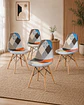 Pack 4 Sillas Patchwork - Miniatura 2