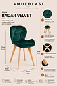Pack 2 Sillas Radar Velvet - Miniatura 7