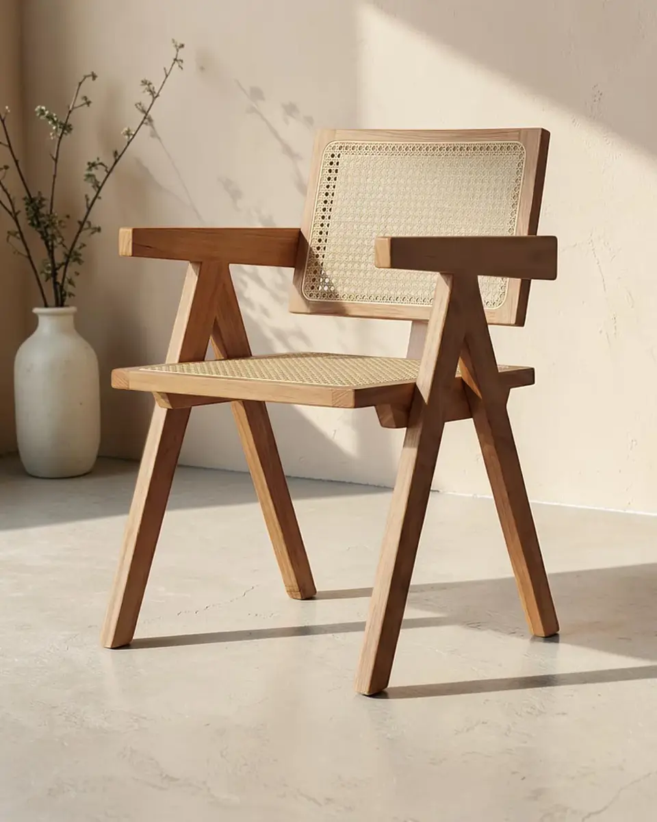 Silla Chandigarh Madera 1