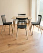 Comedor Cuadrado Melamina con Sillas Windsor - Miniatura 3