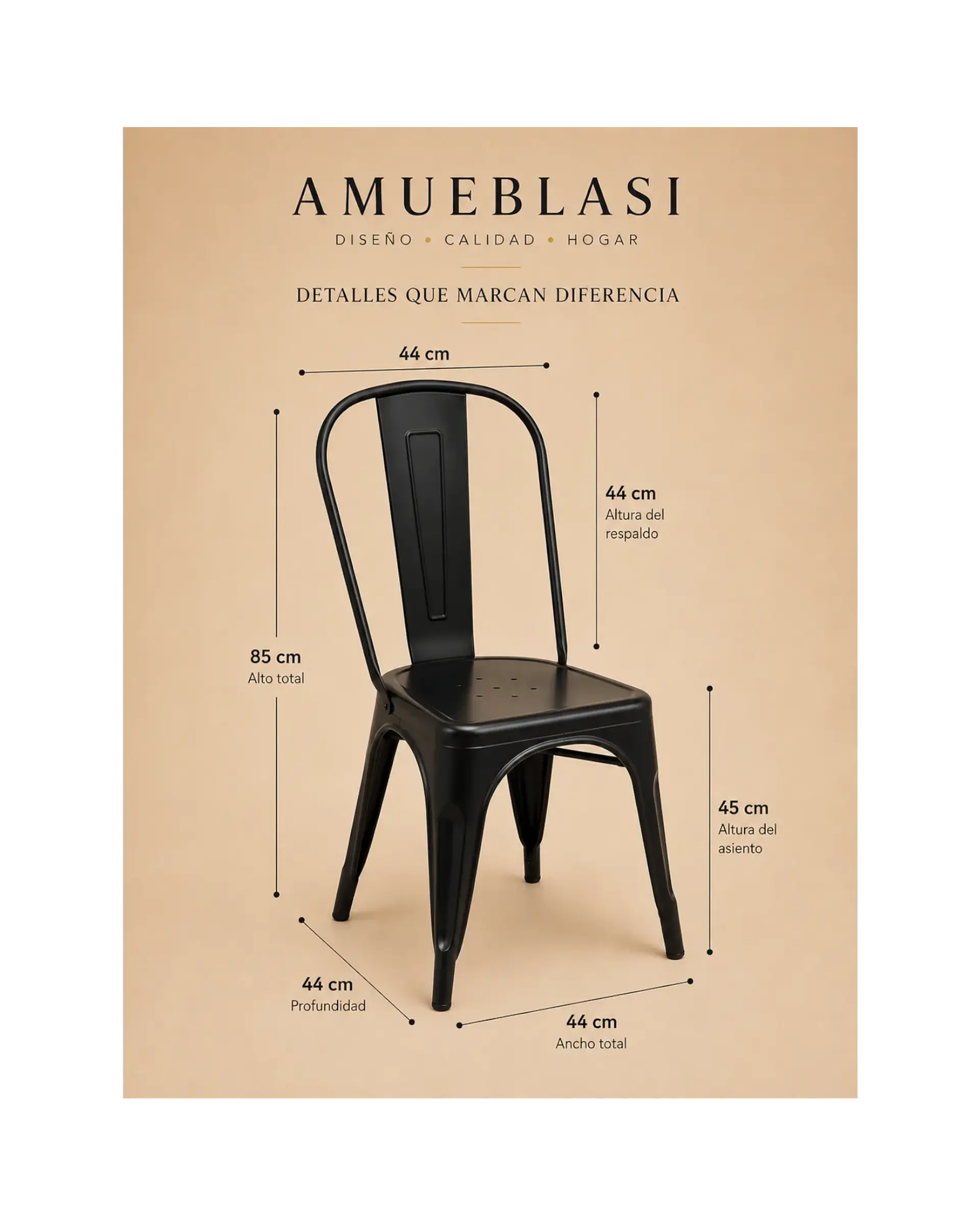 Silla Tolix 6
