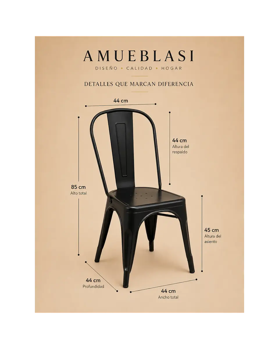Silla Tolix 6