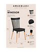 Silla Windsor Polipropileno con Patas de Madera - Miniatura 7