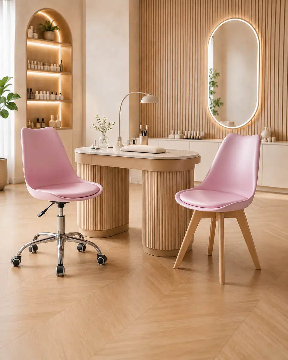 Silla Tulip Escritorio + Silla Tulip 6