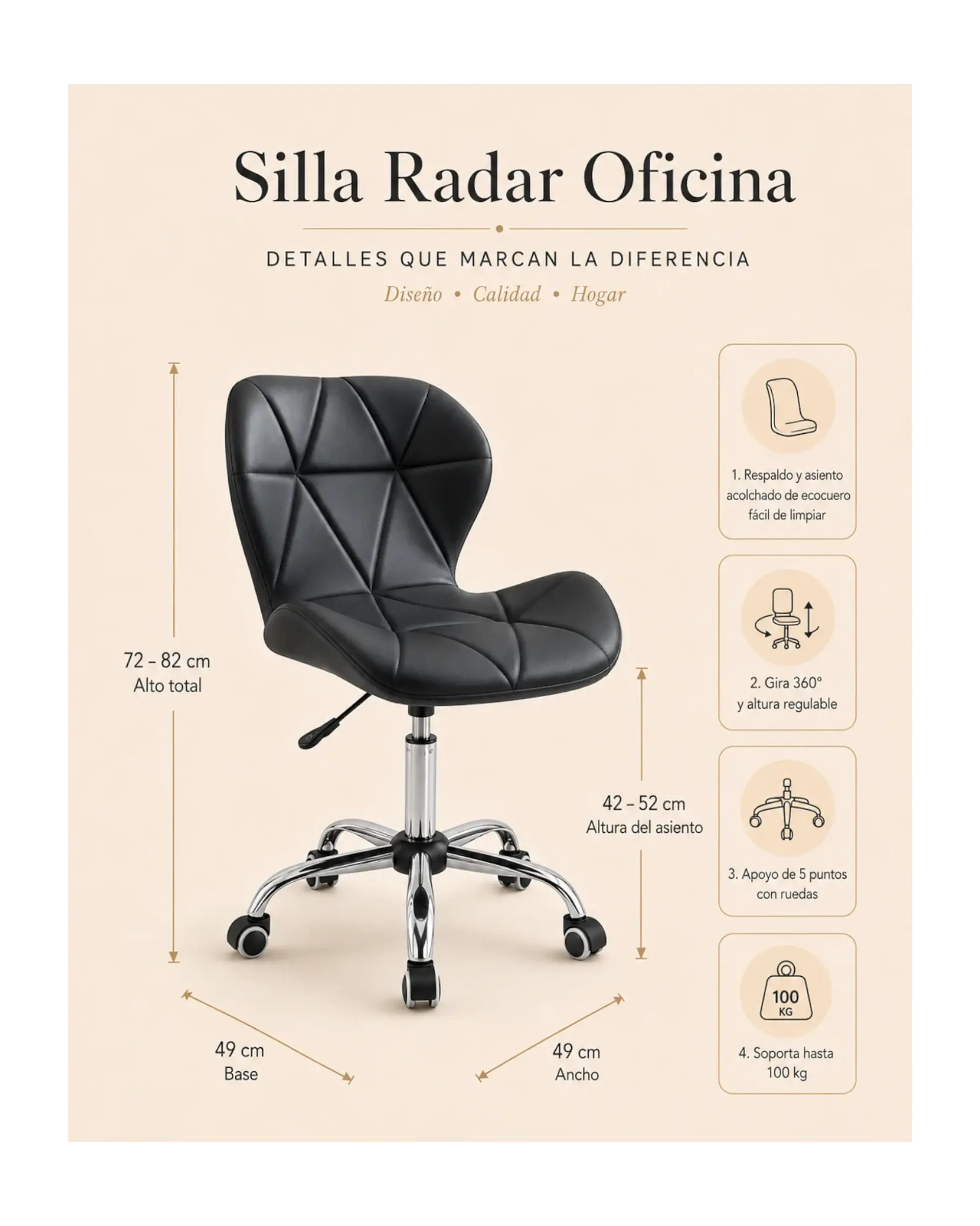 Silla Radar Oficina Eiffel 4