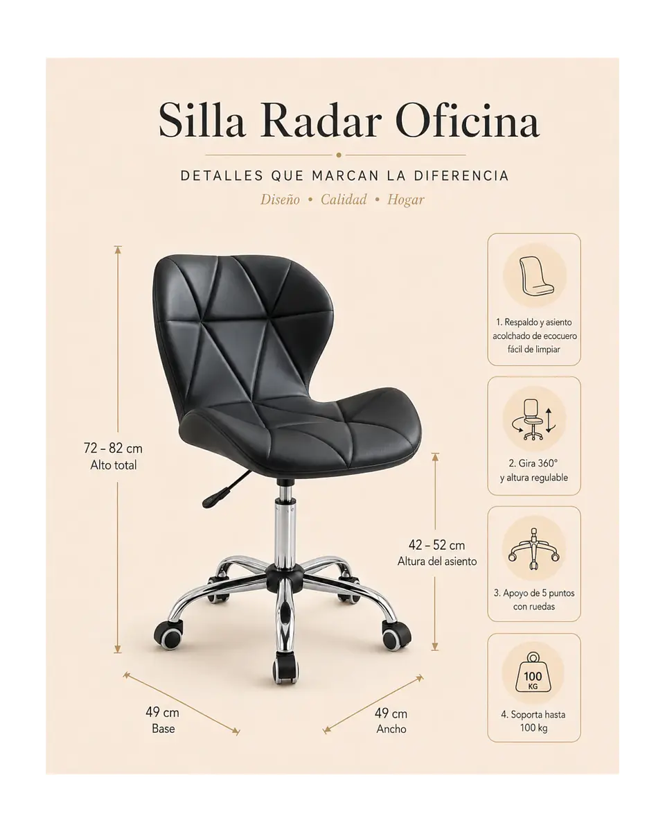 Silla Radar Oficina Eiffel 4