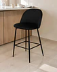Taburete Luxury Velvet con Patas Negras 65 cm - Miniatura 6