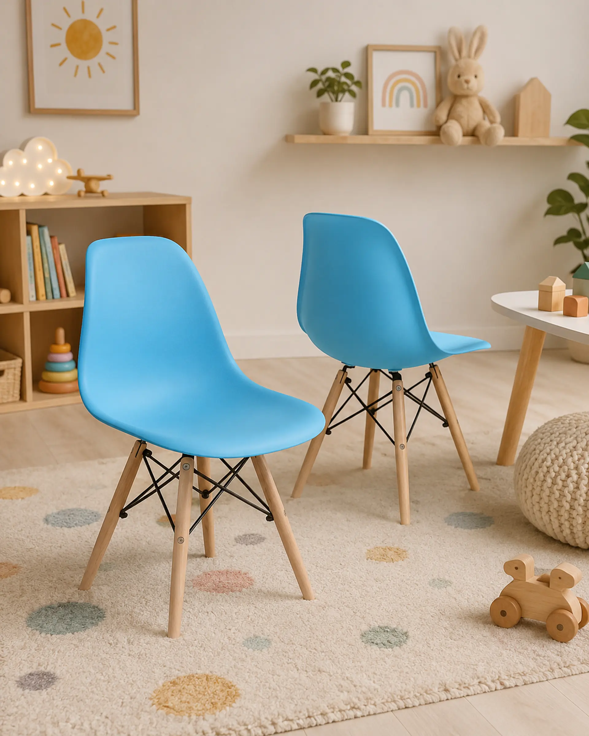 Pack 2 Sillas Eames Niño 1