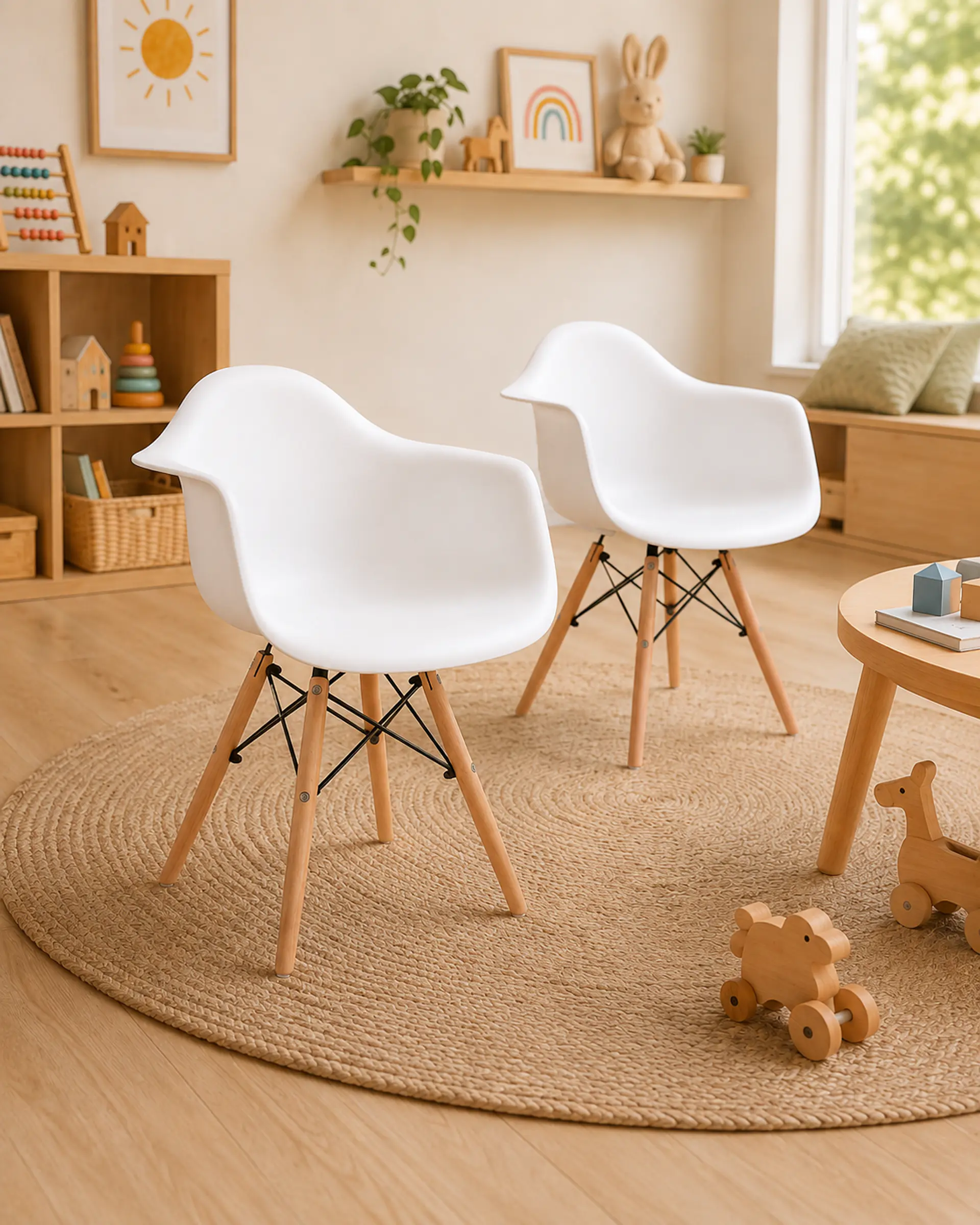 Pack 2 Butaca Eames Niños 2