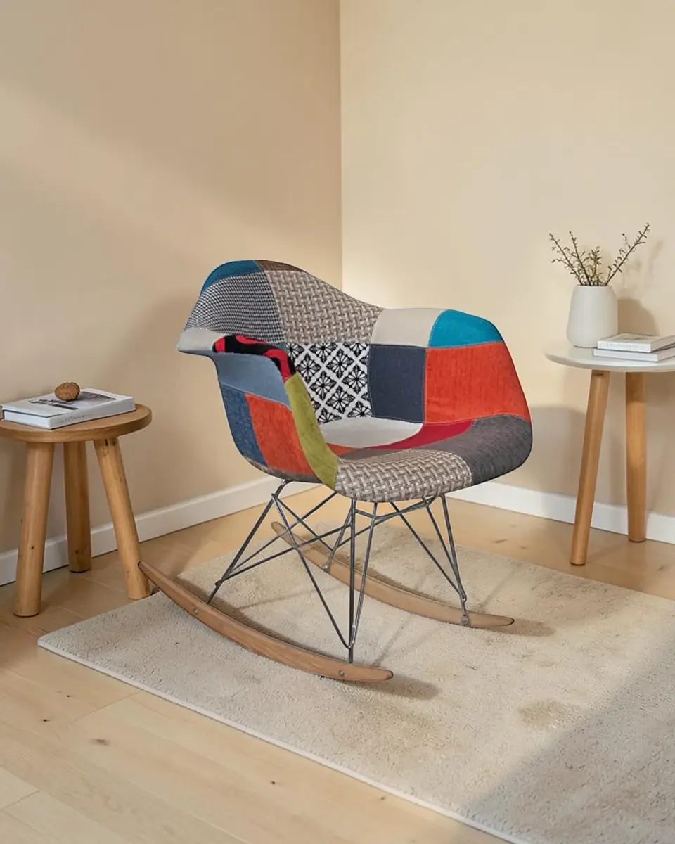 Butaca Mecedora Patchwork 1