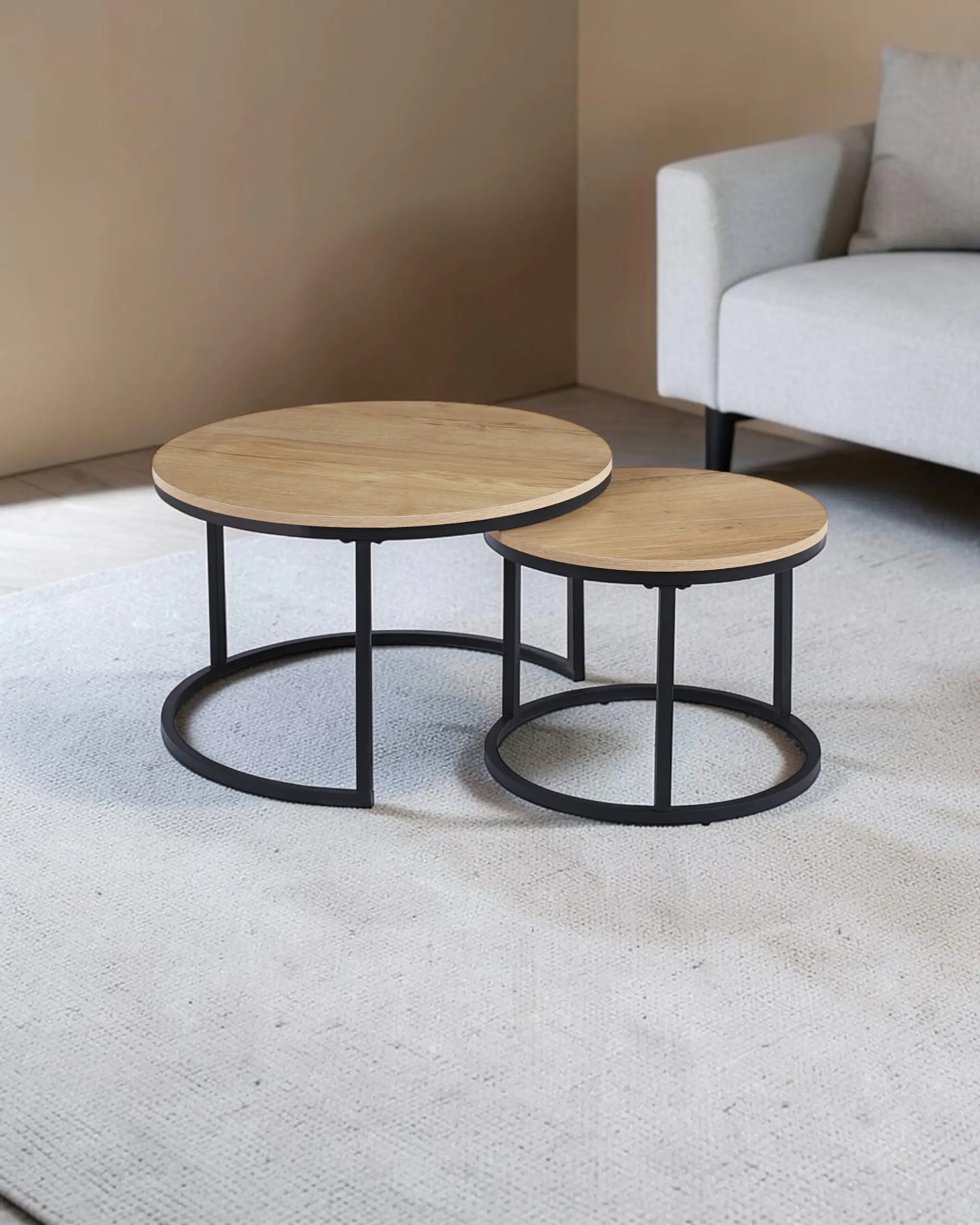 Mesa de Centro Anidada Wood 1