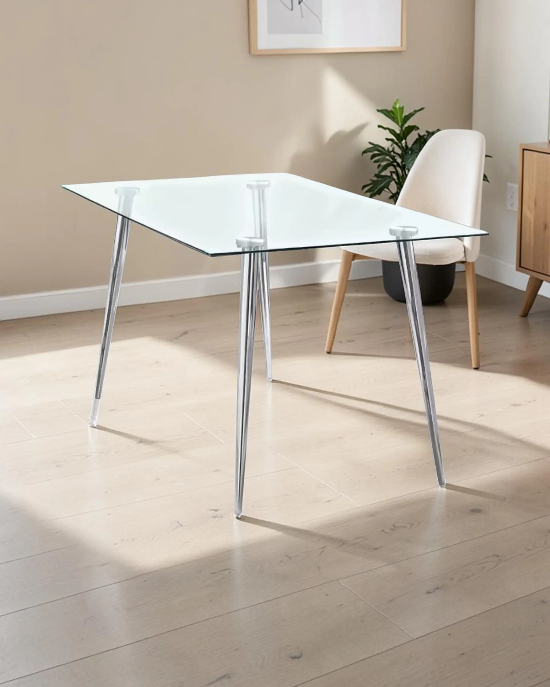 Mesa Rectangular Vidrio Paris  2