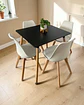 Comedor Cuadrado Melamina con Sillas Tulip - Miniatura 14