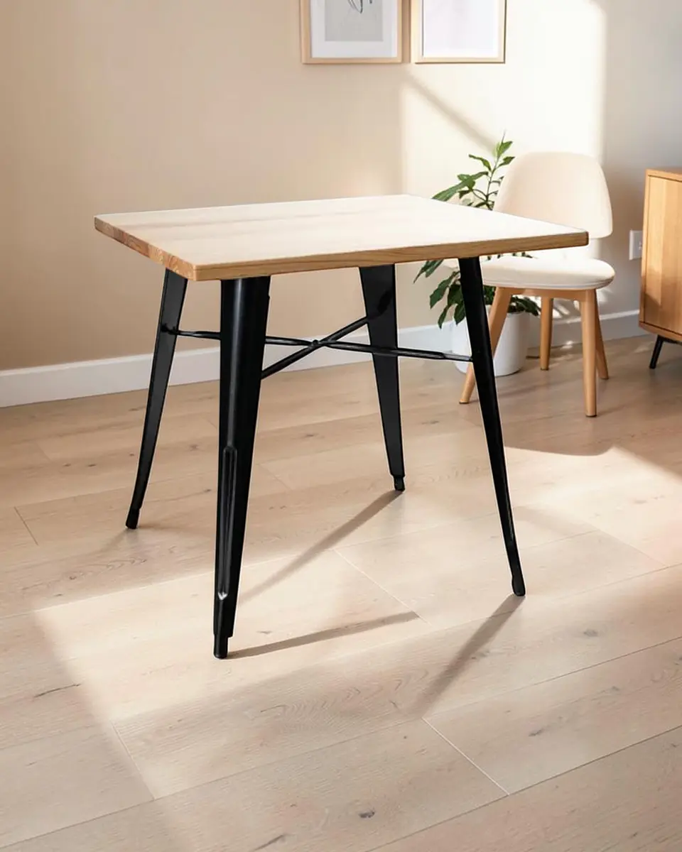 Mesa Cuadrada Tolix 80x80 cm 1