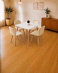 Comedor Cuadrado Melamina con Sillas Radar Velvet - Miniatura 1