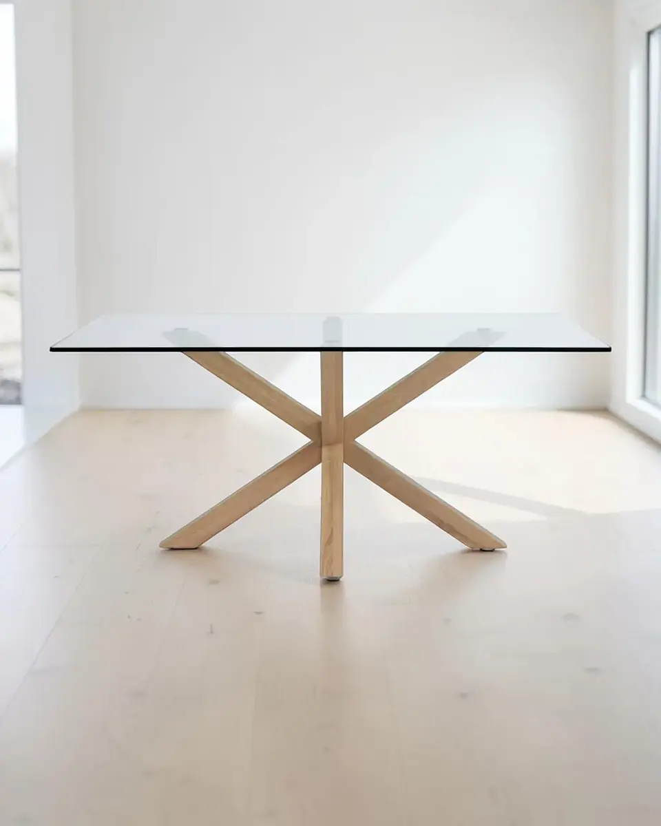 Mesa Rectangular Vidrio Madrid 2