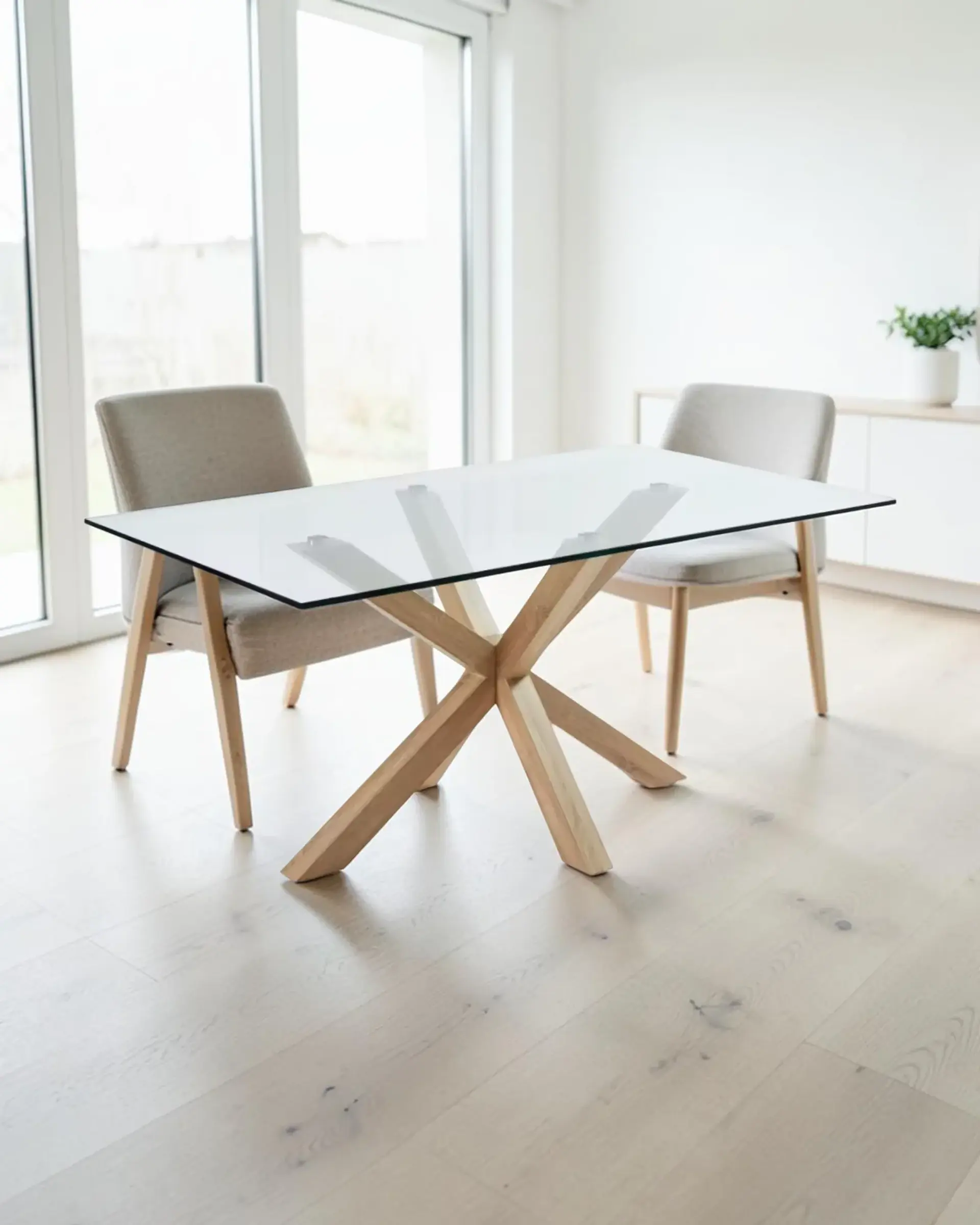 Mesa Rectangular Vidrio Madrid 3