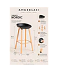 Taburete Nordic 75 cm - Miniatura 4