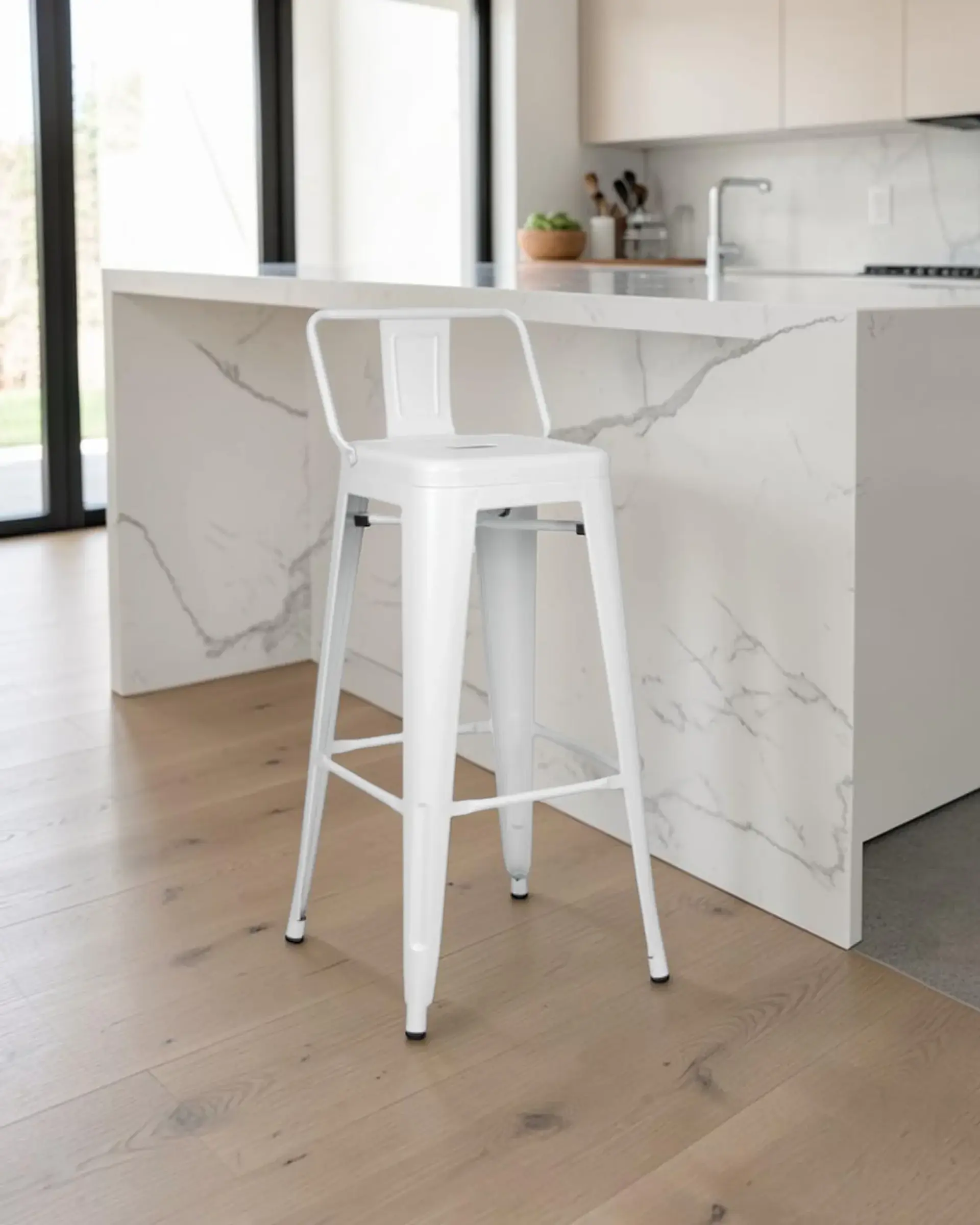 Taburete Tolix con Respaldo 66 cm 2