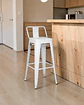 Taburete Tolix con Respaldo 77 cm - Miniatura 1