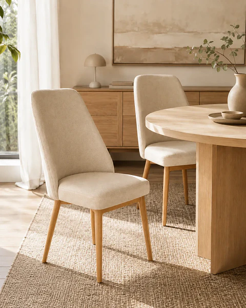 Silla Comedor Lena Tela
