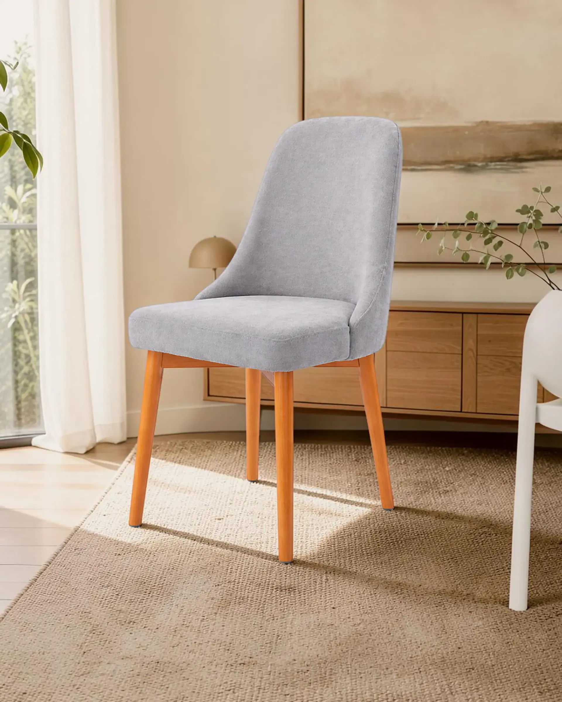Silla Comedor Lena Tela 4