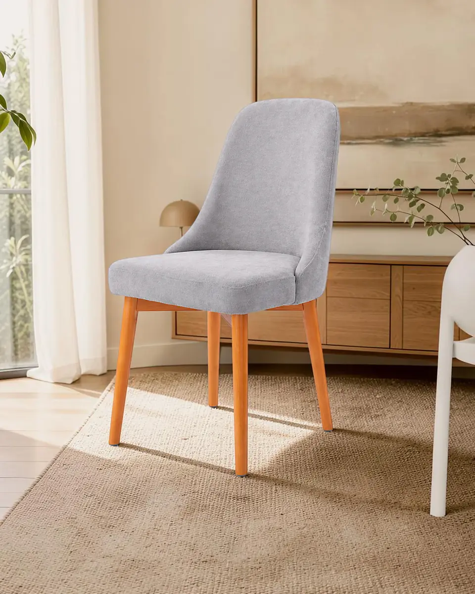 Silla Comedor Lena Tela 4