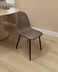 Comedor Rectangular de Vidrio Elite con Sillas Scoop PU - Miniatura 3