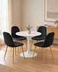 Comedor Redondo Tulip con Sillas Scoop - Miniatura 3