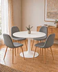 Comedor Redondo Tulip con Sillas Scoop - Miniatura 5