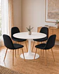 Comedor Redondo Tulip con Sillas Scoop - Miniatura 6