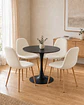 Comedor Redondo Tulip con Sillas Scoop - Miniatura 7