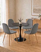 Comedor Redondo Tulip con Sillas Scoop - Miniatura 8