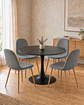 Comedor Redondo Tulip con Sillas Scoop - Miniatura 11
