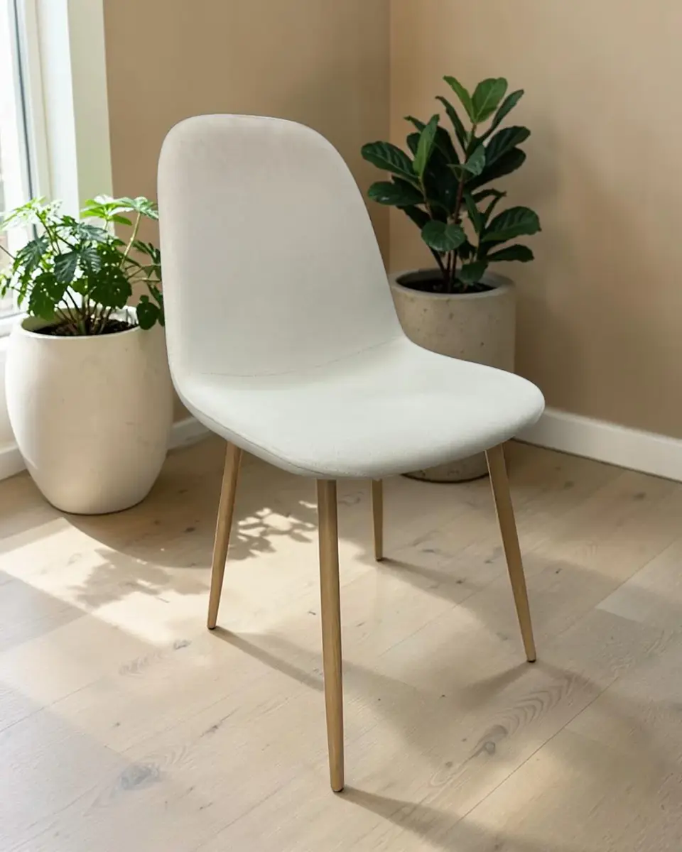Comedor Redondo Tulip con Sillas Scoop 13