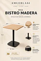 Mesa Bistró Madera 7Ox70 cm - Miniatura 5
