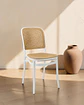 Silla Lombardía Efecto Ratán | Diseño Minimalista - Miniatura 2