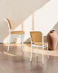 Silla Lombardía Efecto Ratán | Diseño Minimalista - Miniatura 5
