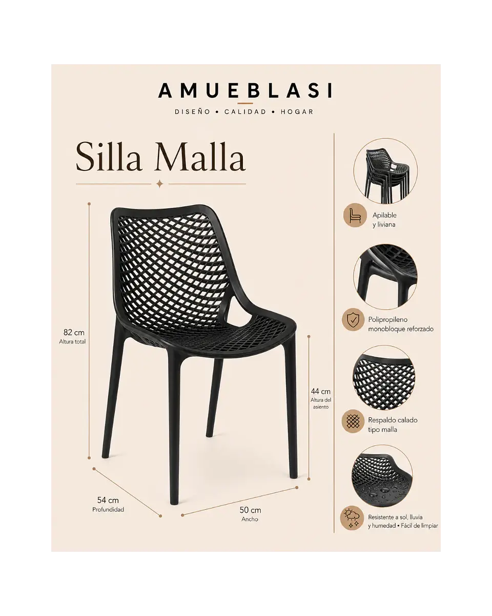 Silla Malla 4