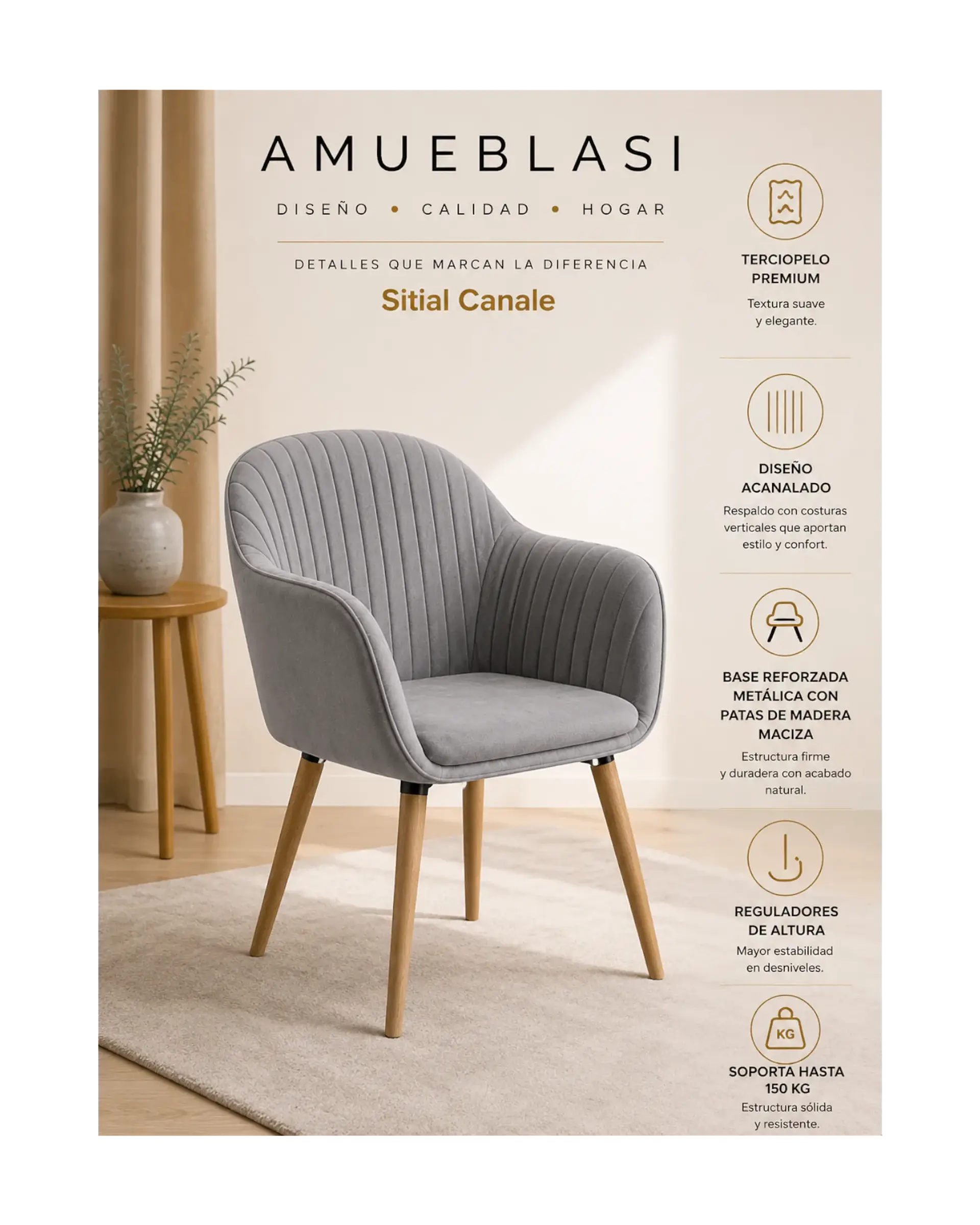 Sitial Canale Madera 6