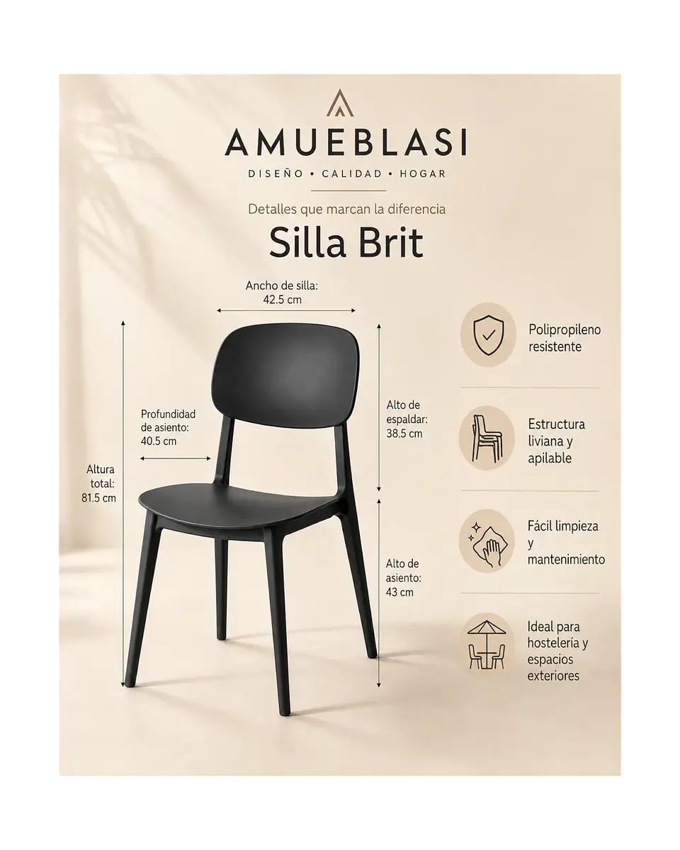 Silla Brit de Exterior 9