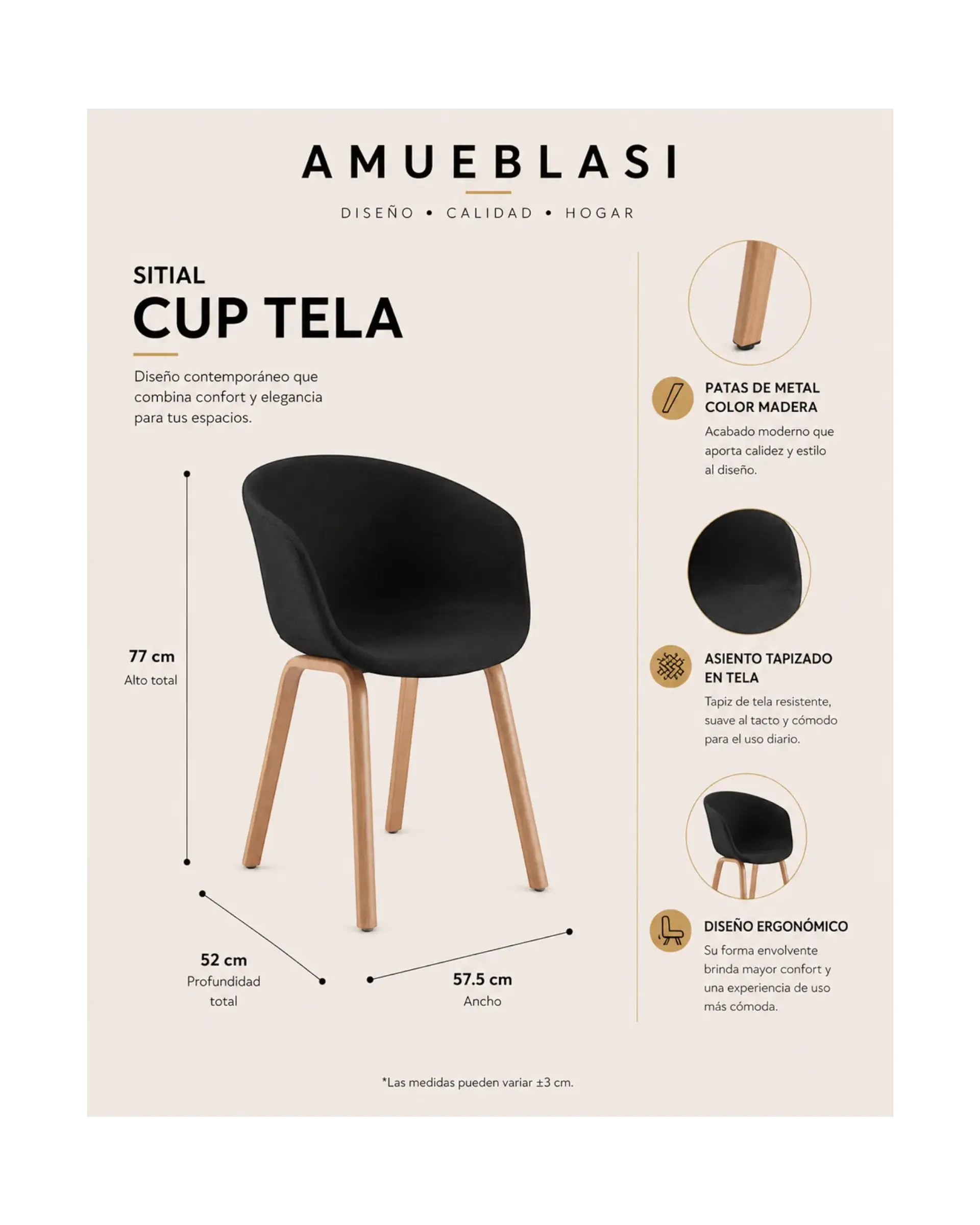  Pack 4 Sitial Cup Tela 7