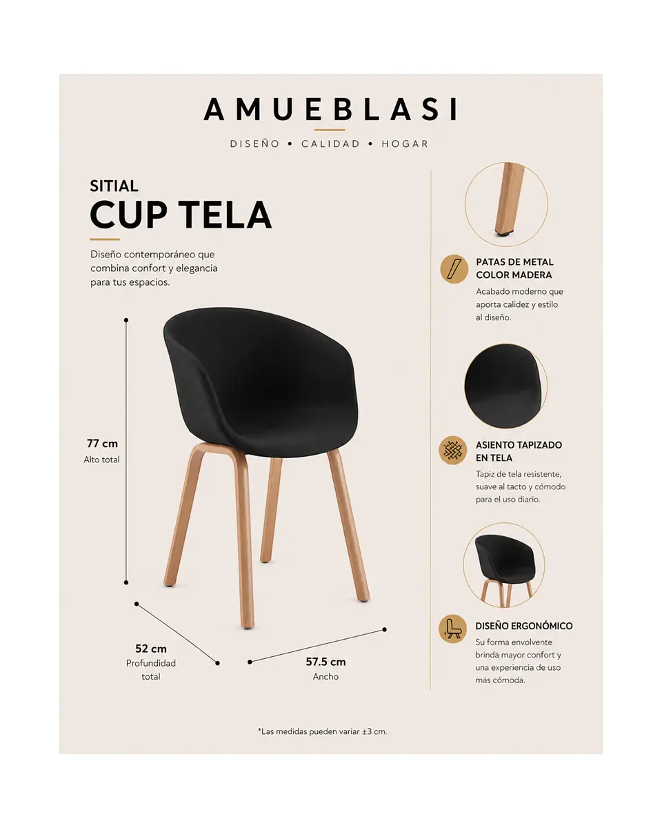  Pack 4 Sitial Cup Tela 7