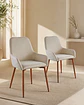 Pack 2 Sillas Wren Lino Beige - Miniatura 1