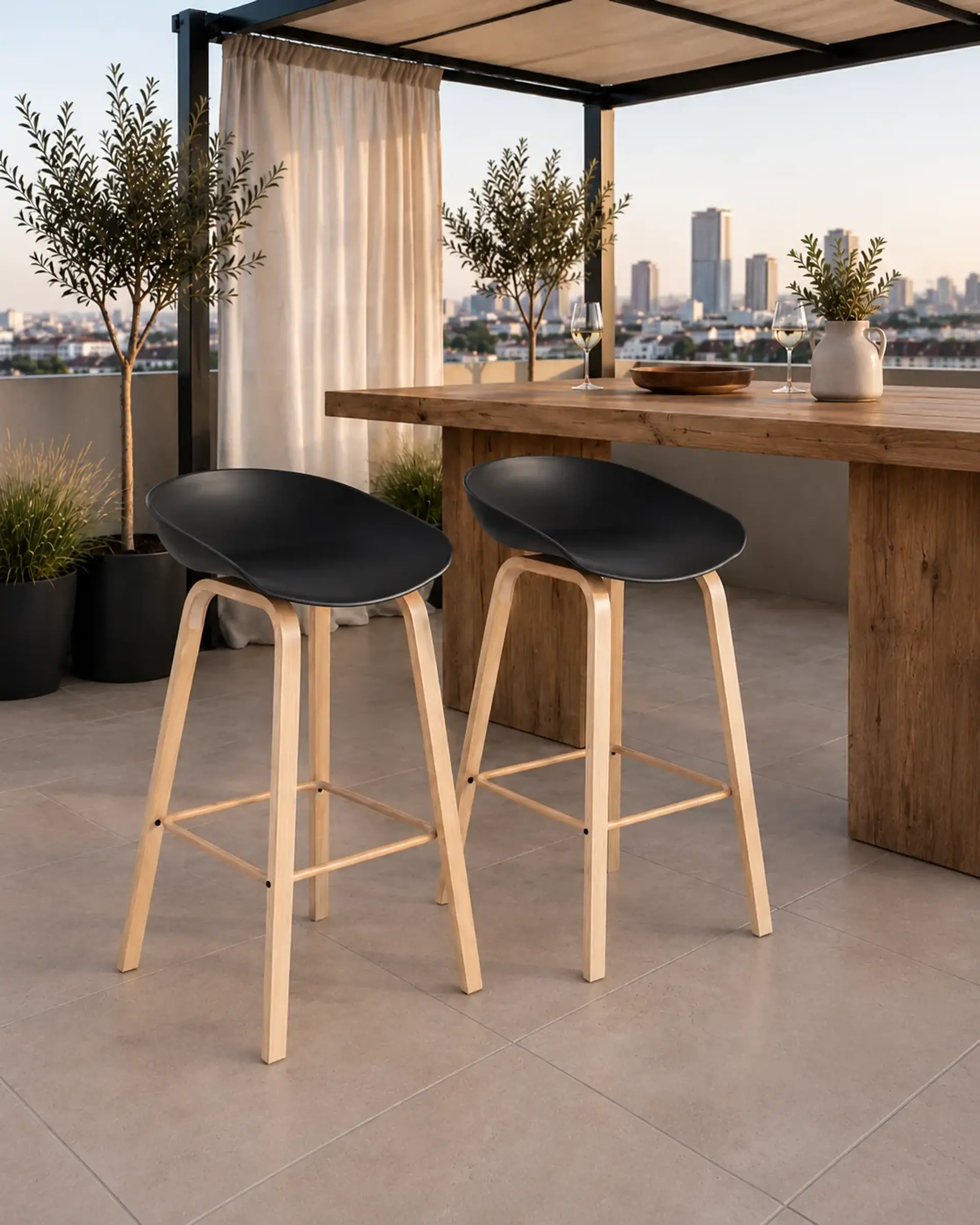 Pack 2 Taburetes Nordic 1