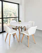 Comedor Redondo Melamina Eames con Sillas Radar Fiori  - Miniatura 8